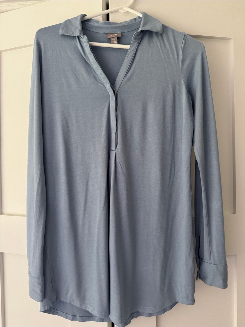 J. Jill Light Baby Blue Long Sleeve Tunic